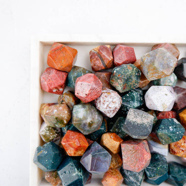 Ocean Jasper Dodecahedron - Crystal & Stone