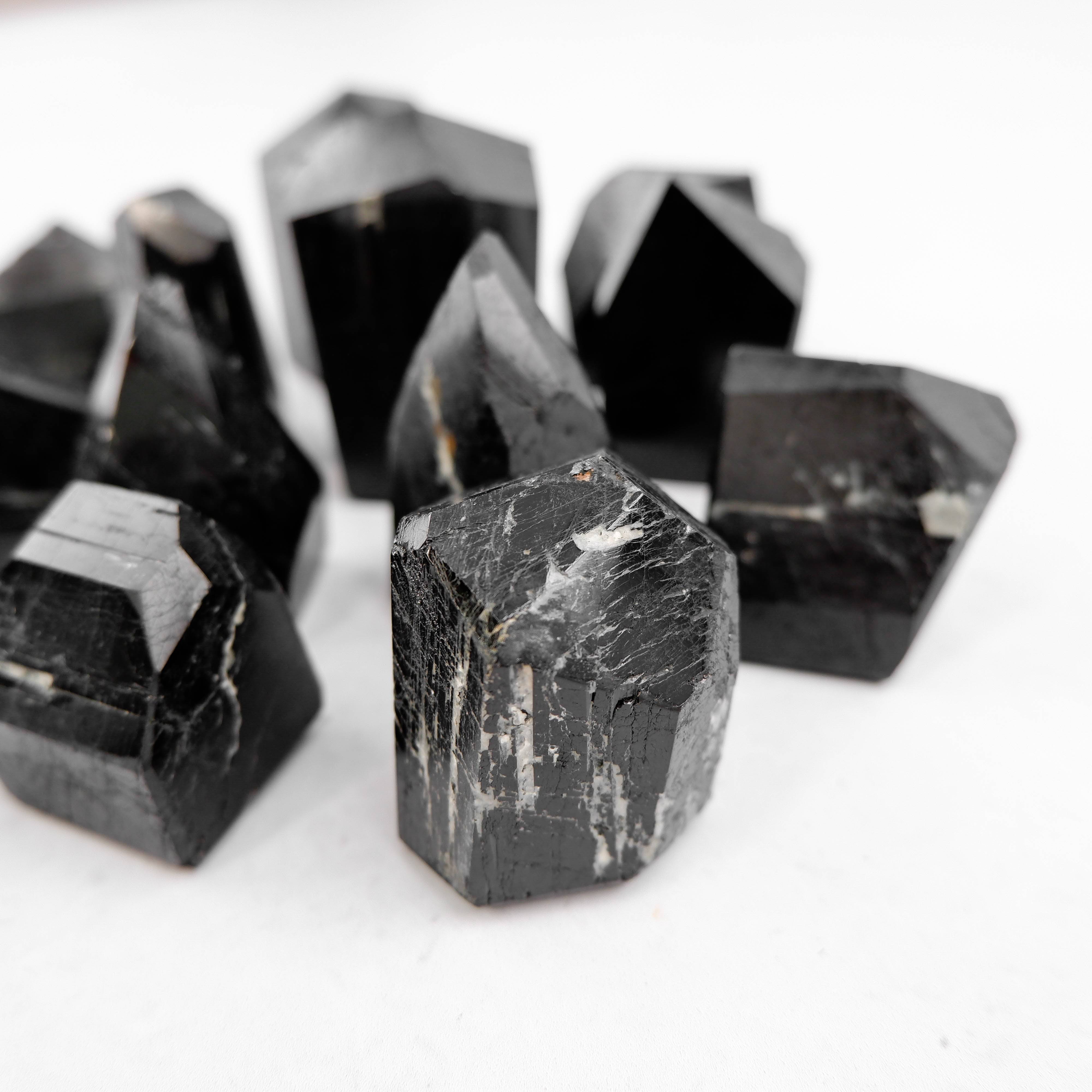 Black Tourmaline Geolith - Crystal & Stone