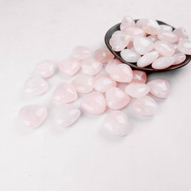 Rose Quartz Heart - Mini Puffy - Crystal & Stone