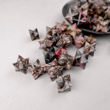 Rhodonite Star - Crystal & Stone