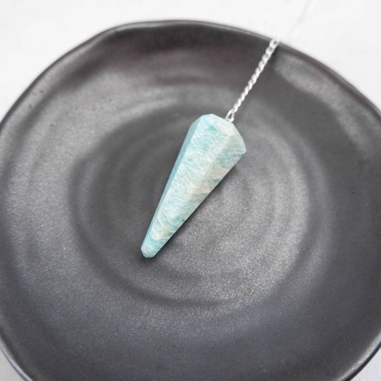 Amazonite Pendulum - Crystal & Stone