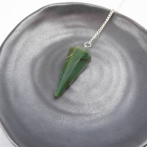 Dark Green Aventurine Pendulum - Crystal & Stone