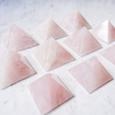Rose Quartz Pyramid - Crystal & Stone