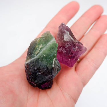 Rainbow Fluorite Rough - Crystal & Stone