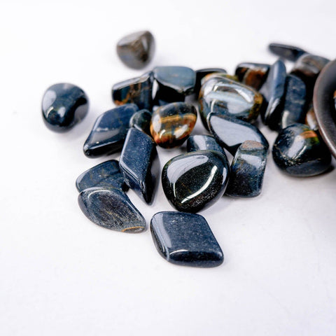 Blue Tiger's Eye Tumble - Crystal & Stone