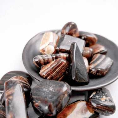 Chocolate Calcite Tumble - Crystal & Stone