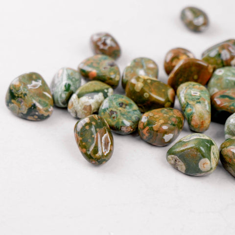 Rainforest Jasper Tumble - Crystal & Stone