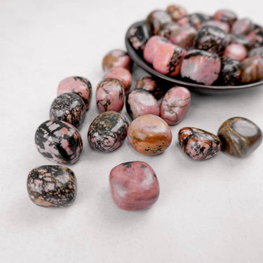 Rhodonite Tumble - Crystal & Stone