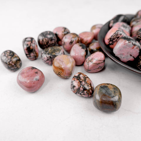 Rhodonite Tumble - Crystal & Stone