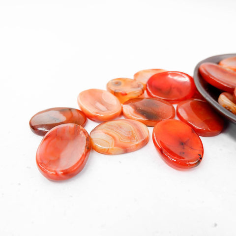 Carnelian Worry Stone - Crystal & Stone