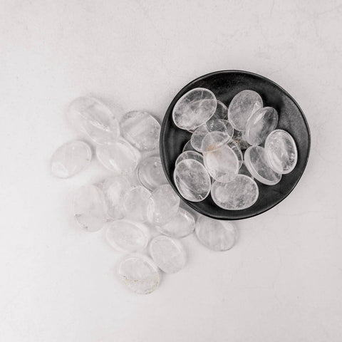 Clear Quartz Worry Stone - Crystal & Stone