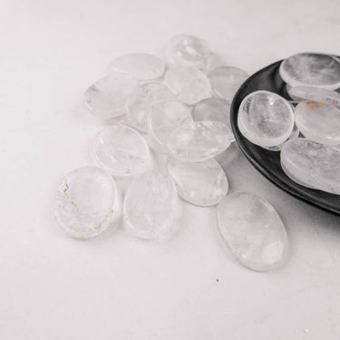 Clear Quartz Worry Stone - Crystal & Stone