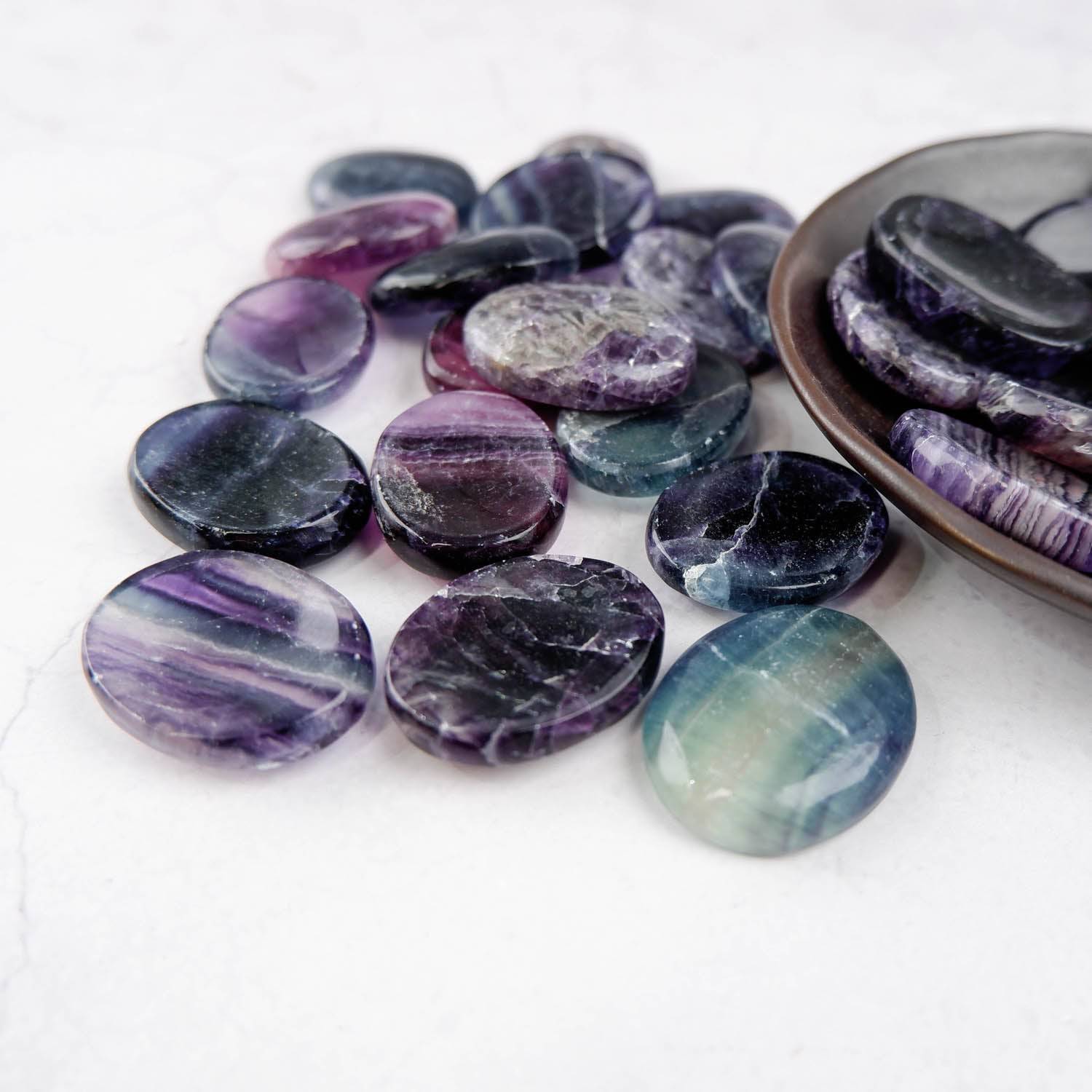 Fluorite Worry Stone - Crystal & Stone