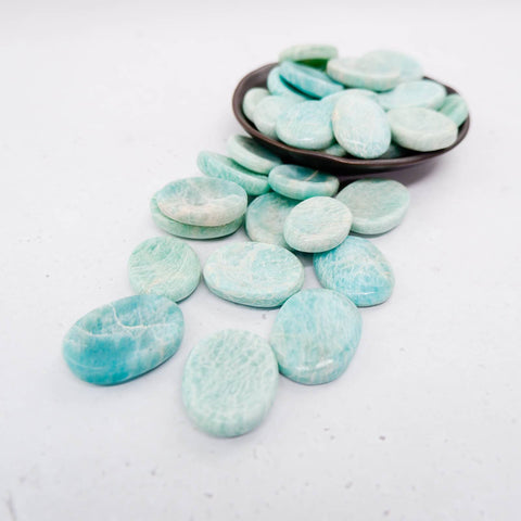 HOLD - Amazonite Worry Stone - Crystal & Stone