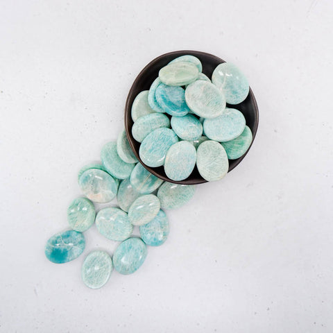 HOLD - Amazonite Worry Stone - Crystal & Stone