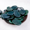 Moss Agate Worry Stone - Crystal & Stone