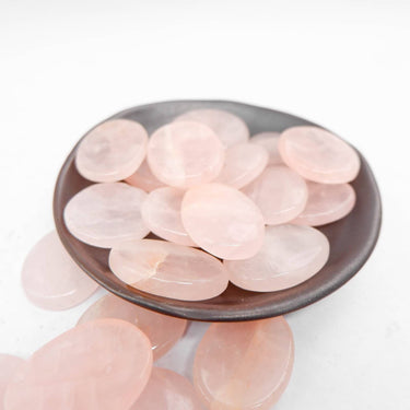 Rose Quartz Worry Stone - Crystal & Stone