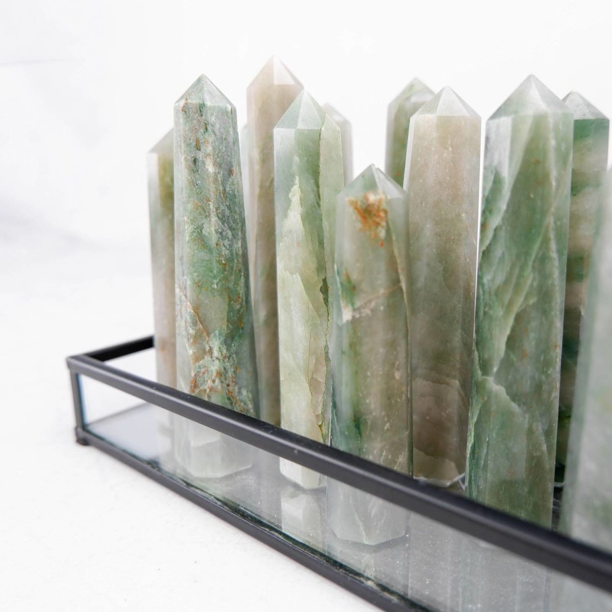 Green Aventurine Point - Crystal & Stone