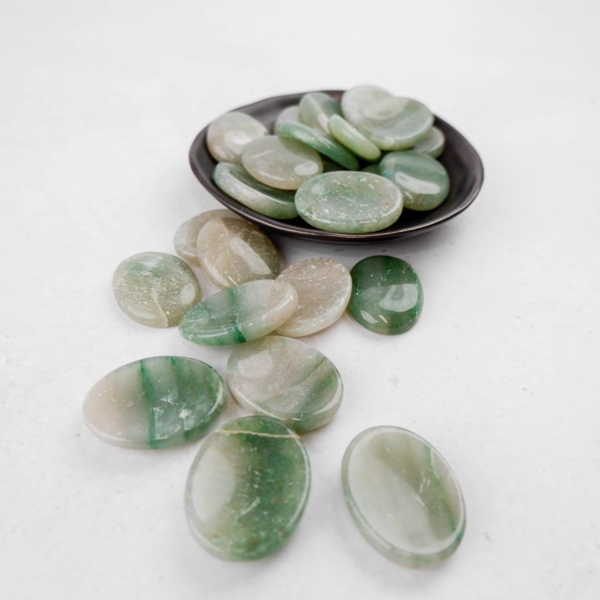 Green Aventurine Worry Stone - Crystal & Stone