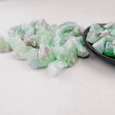 Green Calcite Rough - Crystal & Stone