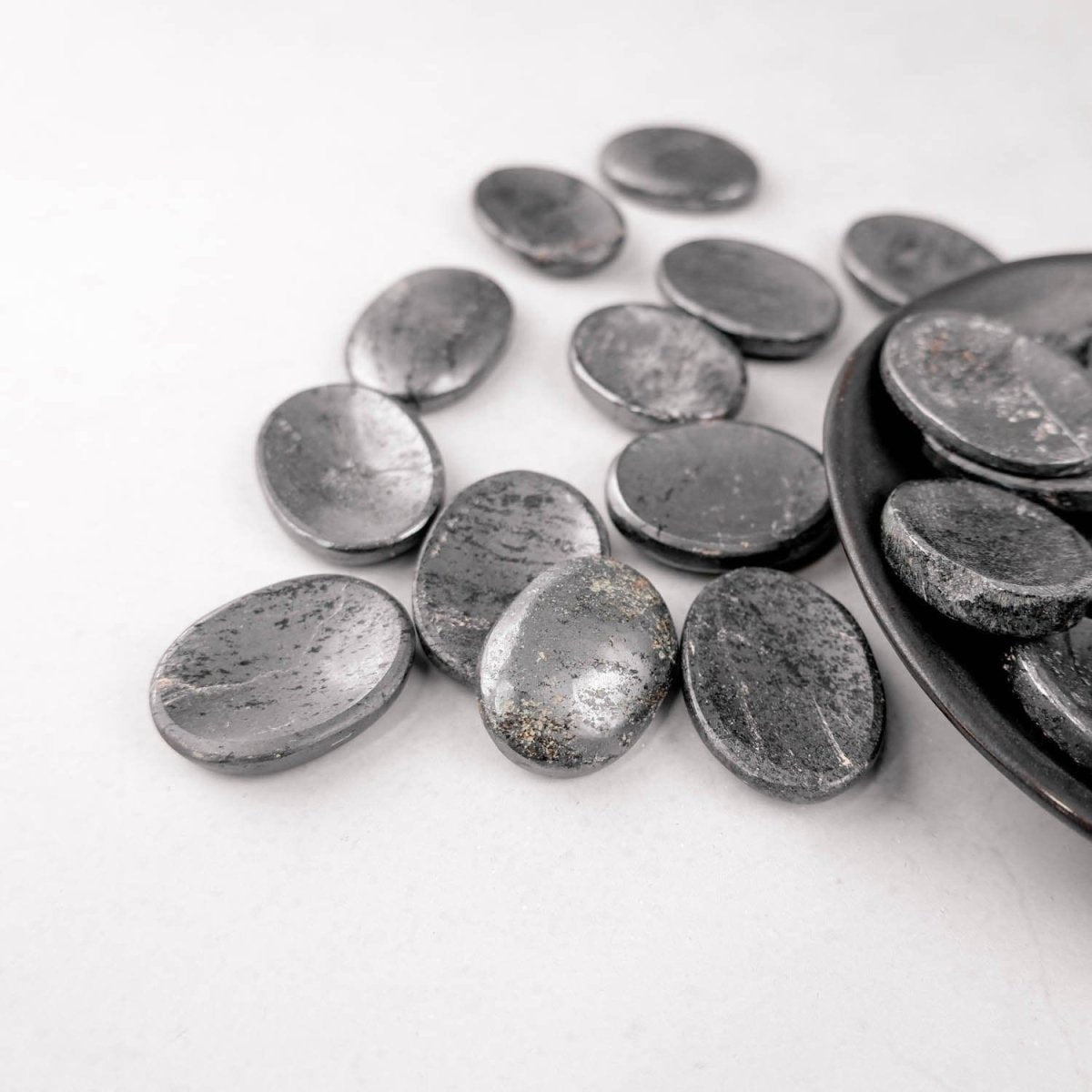 Hematite Worry Stone - Crystal & Stone