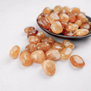 Honey Calcite Tumble - Crystal & Stone