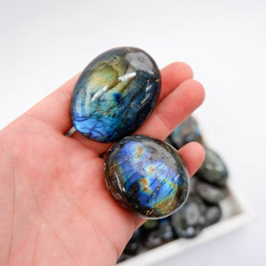 Labradorite Palm Stone - Crystal & Stone