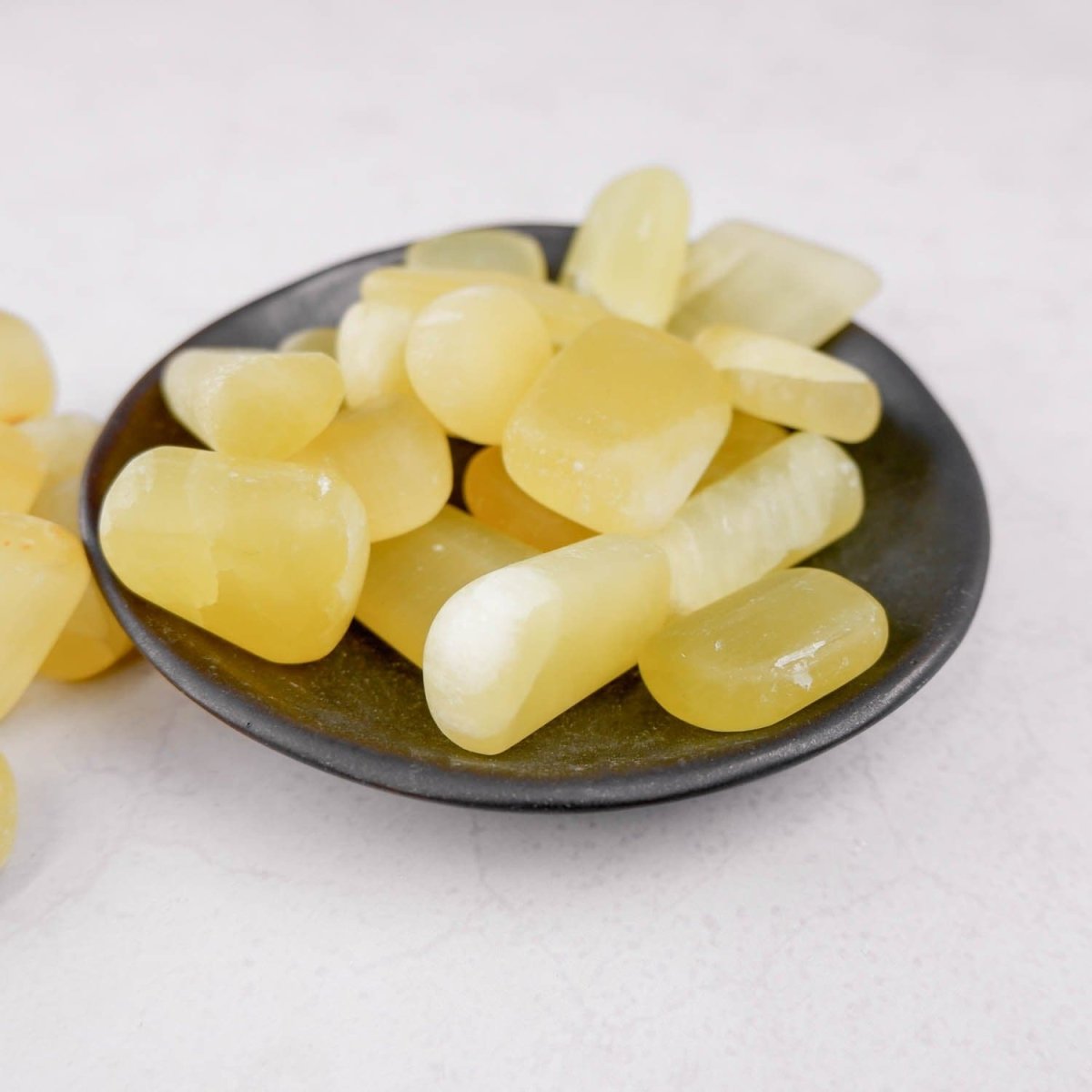 Lemon Calcite Tumble - Crystal & Stone